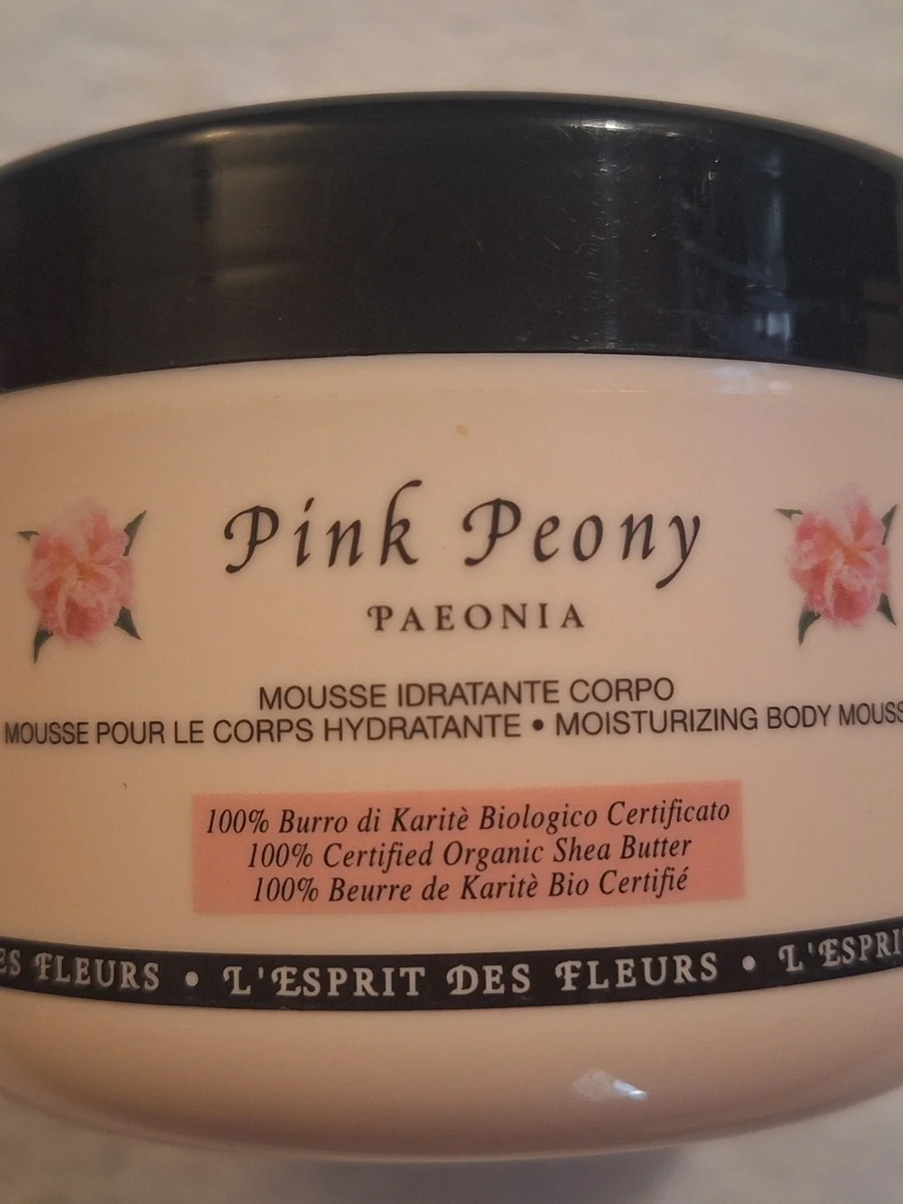 Perlier Pink Peony Moisturizing Body Mousse - Pink